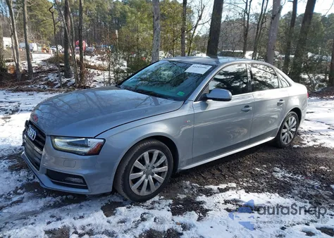2015 Audi A4 2.0T Premium z USA, uszkodzony, nr VIN WAUDFAFL1FN035100